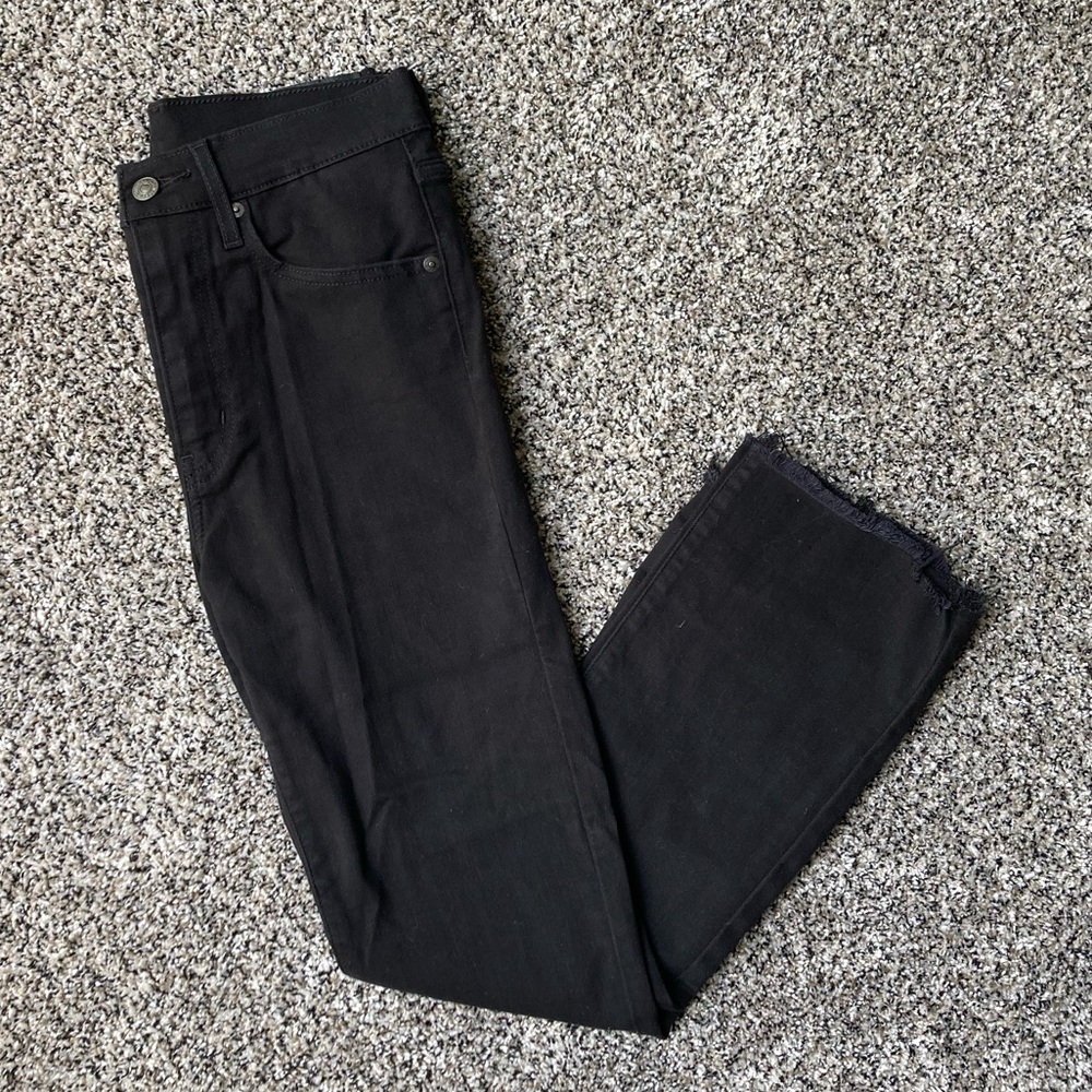 Levi Strauss black bell bottom jeans
